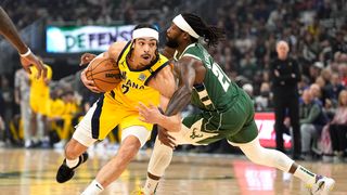 Bucks vs. Pacers Game 6 picks: Go hard with Nembhard (NBA). Photo by Jeff Hanisch, USA TODAY Sports