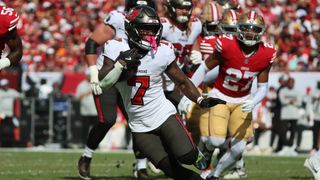 Week 12 Fantasy Flames running back: Bucky Irving at Giants (Fantasy Football). Photo by Kim Klement Neitzel, Imagn Images