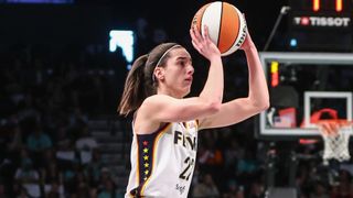 Caitlin Clark prop: Best bet in Indiana Fever vs. Las Vegas Aces (WNBA). Photo by Wendell Cruz, USA TODAY Sports