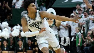 NCAA Tournament: Bryant vs. Michigan State best bet (College Basketball). Photo by Dale Young, Imagn Images