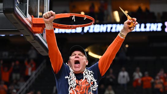 Final Four Feelings: Illinois one step closer to reaching No. 1. Photo by Maria Lysaker-Imagn Images