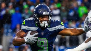 Kenneth Walker III: Classic rocker in Seattle run game (NFL). Photo by Joe Nicholson, Imagn Images