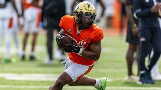 NFL Draft fantasy analysis: RJ Harvey to Denver Broncos (Fantasy Football). Photo by Vasha Hunt, Imagn Images