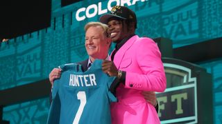 NFL Draft fantasy analysis: Travis Hunter to Jacksonville Jaguars (Fantasy Football). Photo by Kirby Lee, Imagn Images
