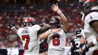 The Fade Five Podcast: Monday Night double trouble (NFL). Photo by Brett Davis-Imagn Images