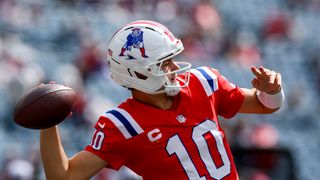 SNF Primetime Props: Maye all the way (NFL). Photo by Paul Rutherford-Imagn Images