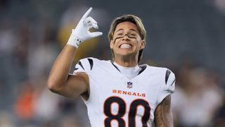 Week 12 Fantasy Football WR/TE: Iosivas wins race (NFL). Photo by Katie Stratman-Imagn Images