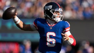 Week 15 Fantasy Flames: An on target Dart (NFL). Photo by Julian Leshay Guadalupe/NorthJersey.com / USA TODAY NETWORK via Imagn Images